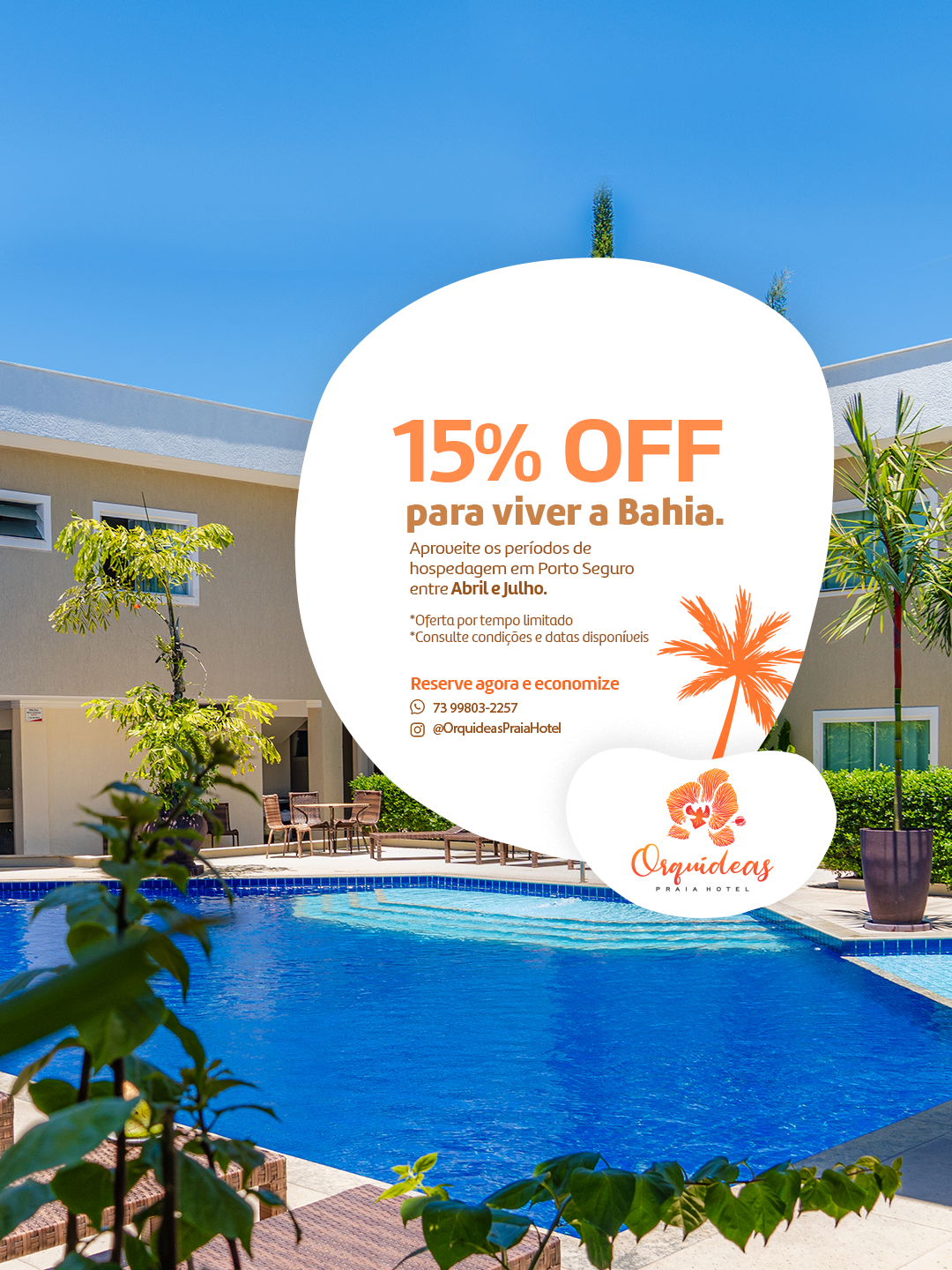 Desconto de 15% Off no Orquídeas